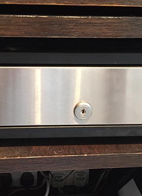 Cash Register Drawer Lock